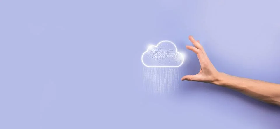 Cloud computing concept,cloud for transfer data.Cloud computing, big data cen 스톡 사진