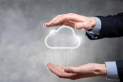 Cloud computing concept,cloud for transfer data.Cloud computing, big data cen 스톡 사진