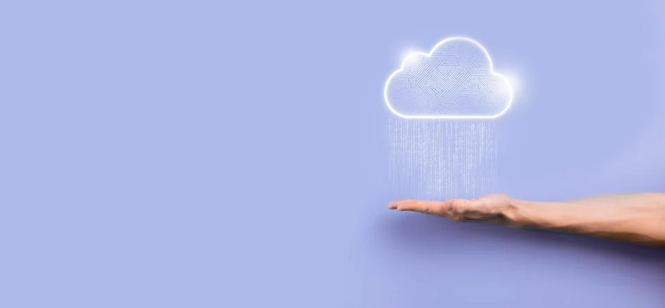 Cloud computing concept,cloud for transfer data.Cloud computing, big data cen 스톡 사진