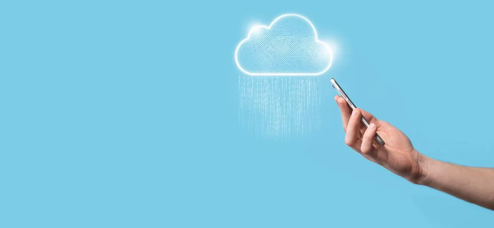 Cloud computing concept,cloud for transfer data.Cloud computing, big data cen 스톡 사진