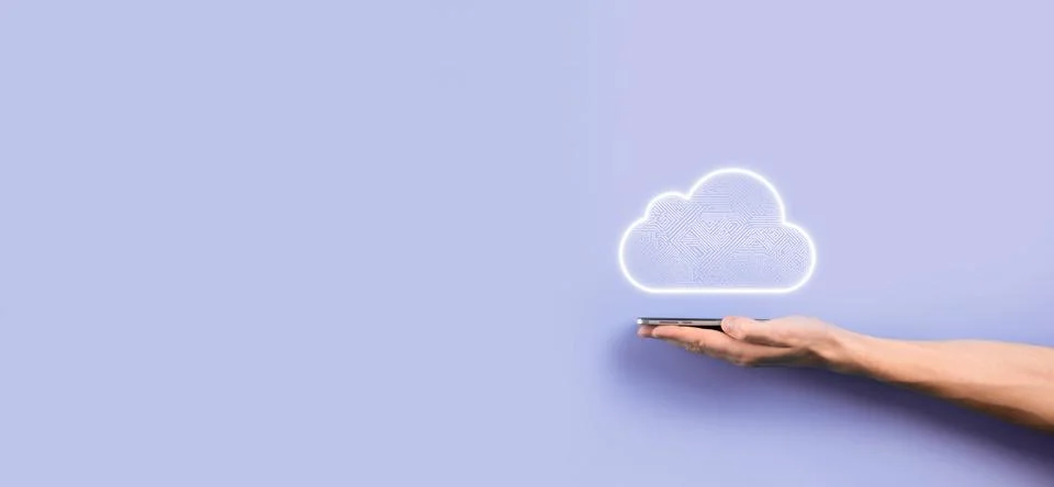 Cloud computing concept,cloud for transfer data.Cloud computing, big data cen 스톡 사진