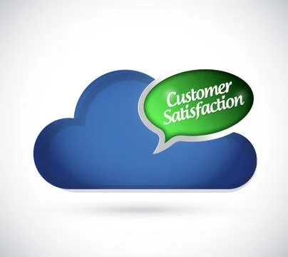 Cloud computing customer support 스톡 일러스트