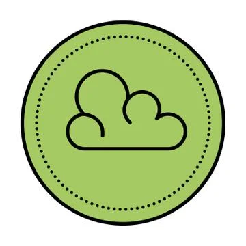 Cloud computing data center icon イラスト素材