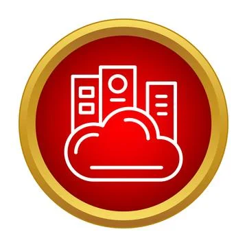 Cloud computing data center server network icon イラスト素材