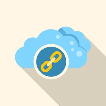 Cloud computing data network linking web connection Stock Illustration