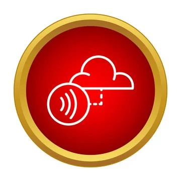 Cloud computing data network wireless connection concept Stock Illustration