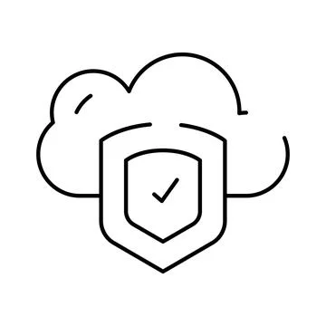 Cloud computing data security and privacy protection イラスト素材