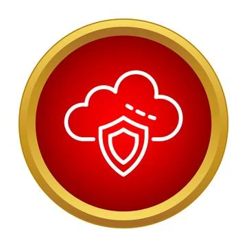 Cloud computing data security protecting network information 스톡 일러스트