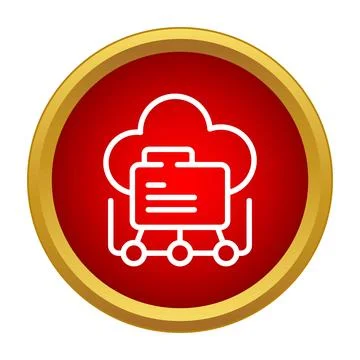 Cloud computing data storage and network file sharing Illustrazione stock
