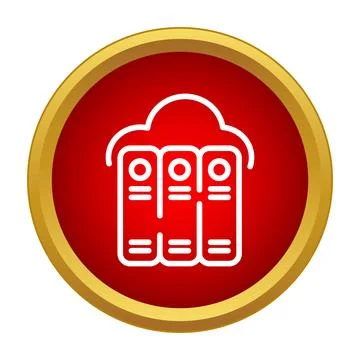 Cloud computing data storage and server management icon Stock Illustration