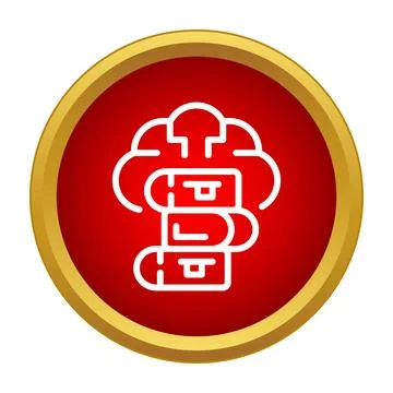 Cloud computing data storage and server hosting concept 스톡 일러스트