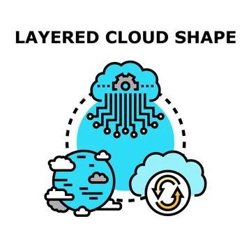 Cloud computing data storage and network concept Illustrazione stock