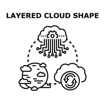 Cloud computing data storage and network concept Illustrazione stock