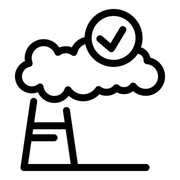 Cloud computing data storage approving processing icon Stock Illustration