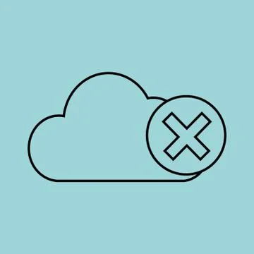 Cloud computing design Stockillustratie