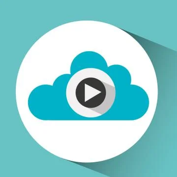 Cloud computing  design イラスト素材