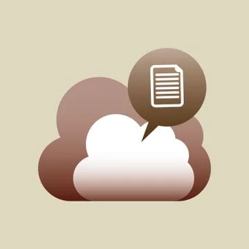 Cloud computing  design イラスト素材