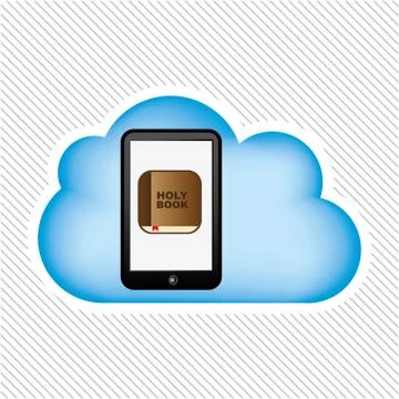 Cloud computing design イラスト素材