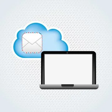 Cloud computing design イラスト素材