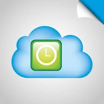 Cloud computing design イラスト素材