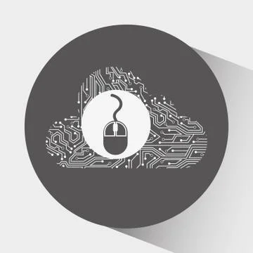 Cloud computing design イラスト素材