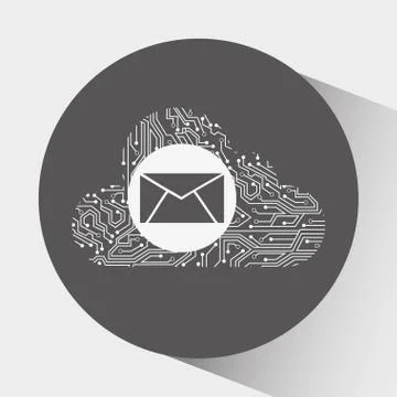 Cloud computing design 스톡 일러스트