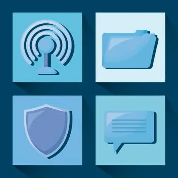 Cloud computing design イラスト素材