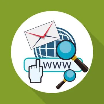 Cloud computing design. Media icon. Isolated illustration Stock Illustration