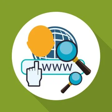 Cloud computing design. Media icon. Isolated illustration Illustrazione stock