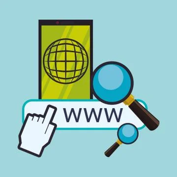 Cloud computing design. Media icon. Isolated illustration Stock Illustration