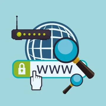 Cloud computing design. Media icon. Isolated illustration Stock Illustration