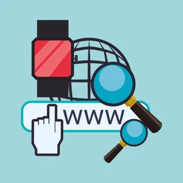 Cloud computing design. Media icon. Isolated illustration Illustrazione stock