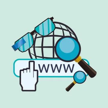 Cloud computing design. Media icon. Isolated illustration Stock Illustration