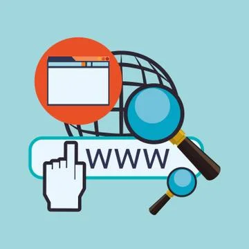 Cloud computing design. Media icon. Isolated illustration 스톡 일러스트