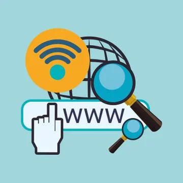 Cloud computing design. Media icon. Isolated illustration Stock Illustration