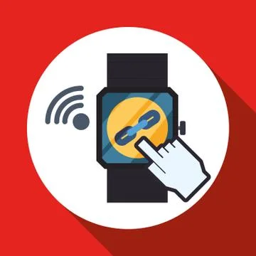 Cloud computing design. Media icon. Isolated illustration Stock Illustration