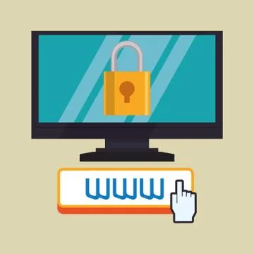 Cloud computing design. Media icon. Isolated illustration Illustrazione stock