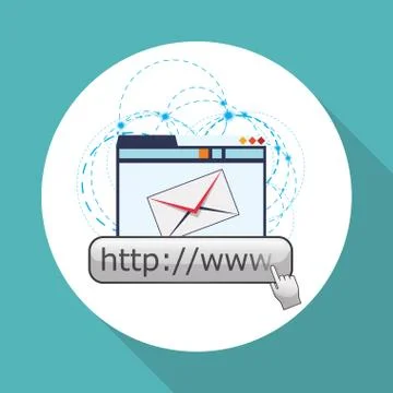 Cloud computing design. Media icon. Isolated illustration 스톡 일러스트