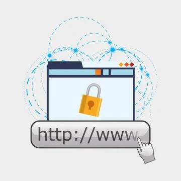 Cloud computing design. Media icon. Isolated illustration Illustrazione stock
