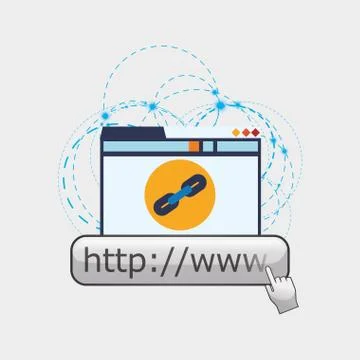 Cloud computing design. Media icon. Isolated illustration Stock Illustration
