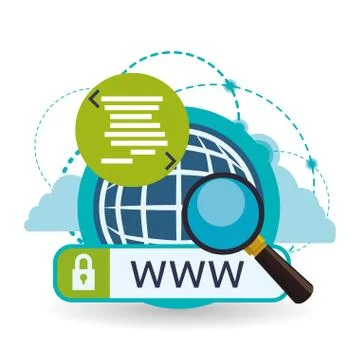 Cloud computing design. Media icon. Isolated illustration 库存插图