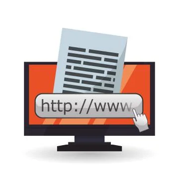 Cloud computing design. Media icon. Isolated illustration Illustrazione stock