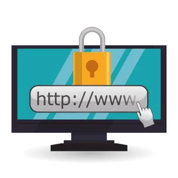 Cloud computing design. Media icon. Isolated illustration Stockillustratie