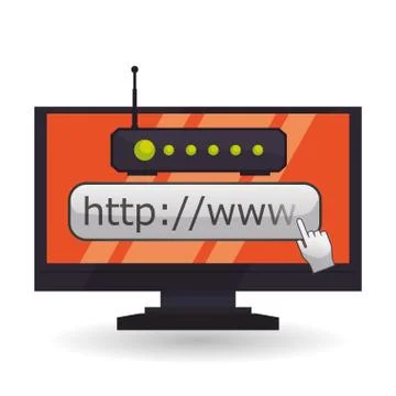 Cloud computing design. Media icon. Isolated illustration Illustrazione stock