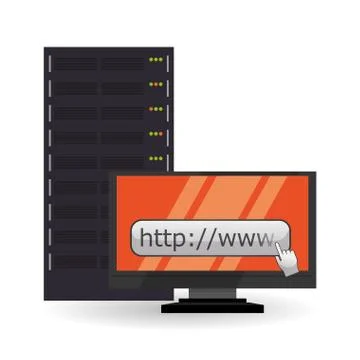 Cloud computing design. Media icon. Isolated illustration イラスト素材