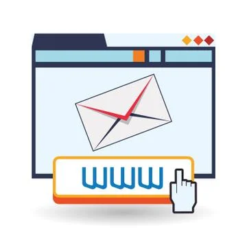 Cloud computing design. Media icon. Isolated illustration Stockillustratie