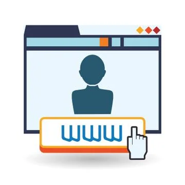 Cloud computing design. Media icon. Isolated illustration Illustrazione stock