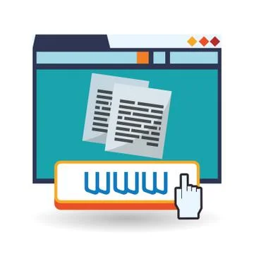 Cloud computing design. Media icon. Isolated illustration Stock Illustration