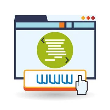 Cloud computing design. Media icon. Isolated illustration Illustrazione stock