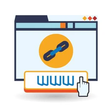 Cloud computing design. Media icon. Isolated illustration Stockillustratie